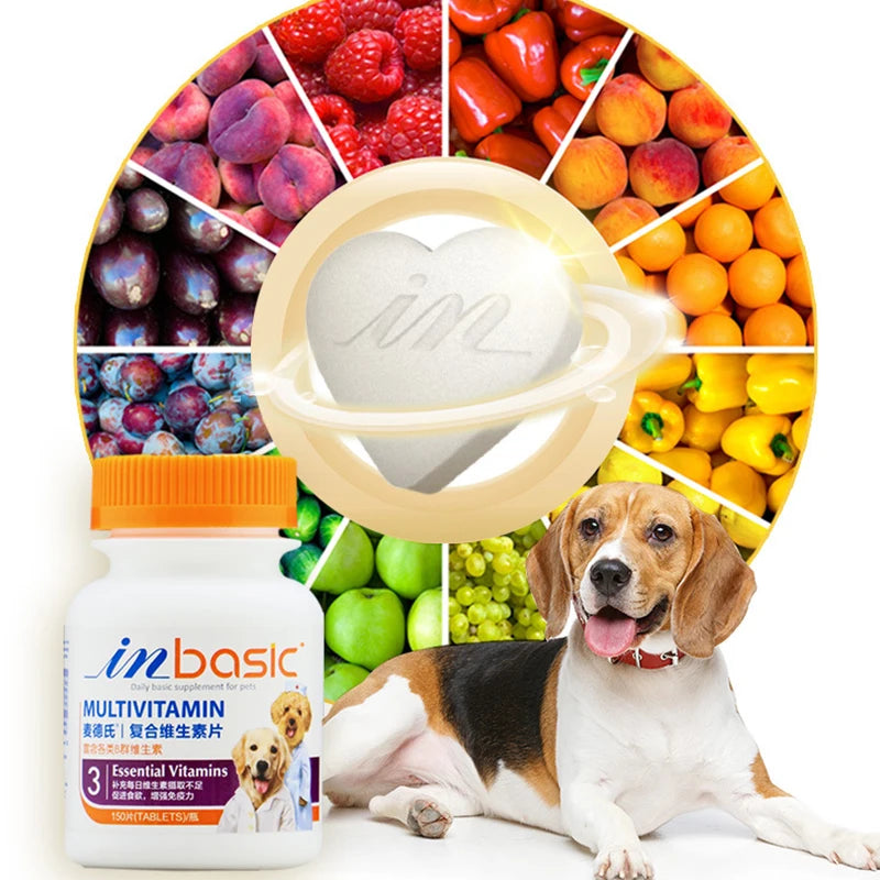Dog Multivitamin Nutritional Supplements Essential Vitamins