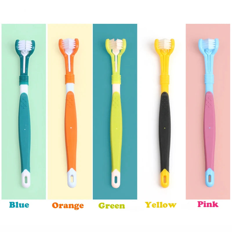 Pet Toothbrush 3-Sided