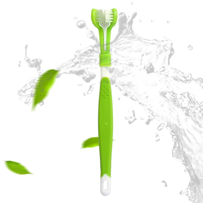 Pet Toothbrush 3-Sided