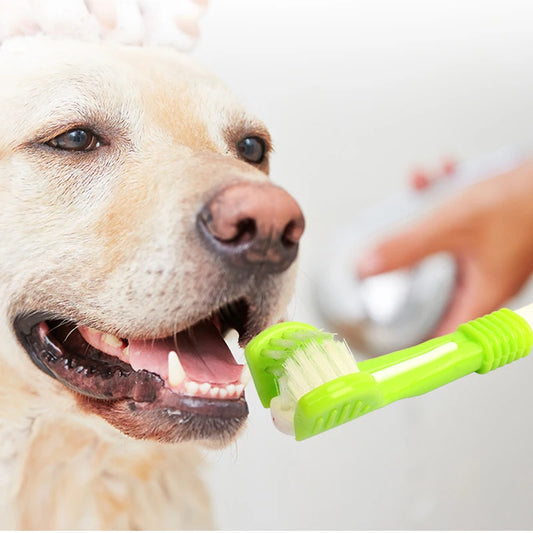 Pet Toothbrush 3-Sided